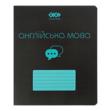 Зошит ZiBi предметний BLACK 48 аркушів клітинка, англійська мова (ZB.1700-17)