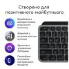 Клавиатура Logitech MX Keys S для MAC Bluetooth/Wireless UA Space Grey (920-011637) - Изображение 3