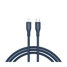 Дата кабель USB-C to Lightning 1.0m CLNM60 C-L 60W MFI Silicon Blue Canyon (CNS-CLNM60SC10DB)