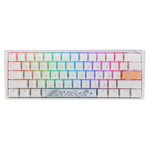 Клавіатура Ducky One 3 Mini Cherry MX Speed Silver RGB UA USB White (DKON2161ST-PUAPXPWWWSC1)