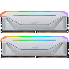 Модуль памяти для компьютера DDR5 32GB (2x16GB) 6000 MHz NOX RGB Silver Apacer (AH5U32G60C622NWAA-2)