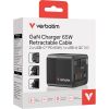 Зарядний пристрій Verbatim GaN 65 W 2 ports (USB-C/1xUSB-A) (32217) - Зображення 2
