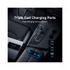 Зарядное устройство Baseus Golden Contactor Pro GaN Fast Charging Car Charger U+2C 65W Lunar Gray (C00035202841-00) - Изображение 3