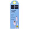 Дата кабель USB 2.0 AM to Micro 5P 1.0m 2.4A PVC X1 white HOCO (6957531032038) - Зображення 1