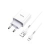 Зарядний пристрій HOCO C81A Asombroso USB + cable Micro 5P 10.5W White (6931474727954) - Зображення 1