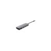 Концентратор Trust USB-C 8-in1 1xUSB-А 3.2/USB-A 2.0/2xUSB-С/HDMI/Ehernet/SD/microSD aluminium 0.15m grey (25672_TRUST) - Зображення 3