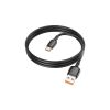 Дата кабель USB 2.0 AM to USB-C 100W black BOROFONE (6941991103179) - Зображення 3