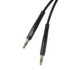 Кабель мультимедійний 3.5mm M to 3.5mm M 1.0m black XO (NBR175A-BK) - Зображення 1