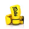 Боксерские перчатки Fairtex BGV14 Yellow 10 унцій (бинти в комплекті) (BGV14_10oz_Yellow) - Изображение 1