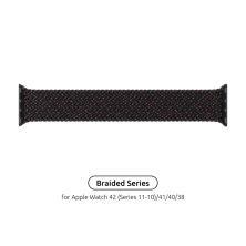 Ремешок для смарт-часов Armorstandart Braided Solo Loop для Apple Watch 42 (Series 11-10)/41/40/38 Black Unity Size 6 (144 mm) (ARM64896)