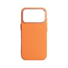 Чехол для мобильного телефона Armorstandart LikeCarbon2 SE MagCase Apple iPhone 17 Pro Kevlar Orange Rose Gold (ARM89168)