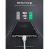 Дата кабель USB 2.0 AM to USB-C 0.25m 3A braided US288 white Ugreen (60129) - Зображення 1