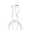 Дата кабель USB 2.0 AM to USB-C 1.0m 3A white Grand-X (PC-05W) - Зображення 1