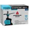 Мяч для фитнеса PowerPlay 4000 Premium 65см Blue + насос (PP_4000_65cm_Blue) - Изображение 1