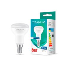 Лампочка TITANUM R50 6W E14 4100K (TLR5006144)
