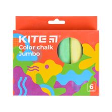 Крейда Kite кольорова Jumbo Fantasy, 6 кольорів (K22-073-2)