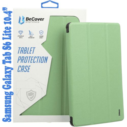 Чехол для планшета BeCover Soft Edge Pencil Mount Samsung Galaxy Tab S6 Lite 10.4 P610/P613/P615/P619 Green (708329)