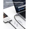 Дата кабель USB-C to USB-C 3.0m 5A 100W US316 Black Ugreen (90120) - Изображение 2