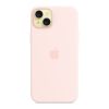 Чохол до мобільного телефона Apple iPhone 15 Plus Silicone Case with MagSafe Light Pink (MT143ZM/A) - Зображення 2