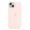 Чохол до мобільного телефона Apple iPhone 15 Plus Silicone Case with MagSafe Light Pink (MT143ZM/A) - Зображення 3