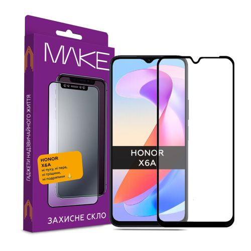 Стекло защитное MAKE Honor X6A (MGF-HX6A)