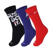 Шкарпетки Nike U NK EVERYDAY PLUS CUSH CREW DH3822-905 34-38 3 пари Чорний/Синій/Червонний (196148147346)