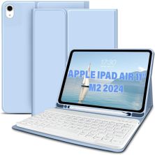 Чохол до планшета BeCover Keyboard Apple iPad Air 11 M2 2024 Light Blue (711397)