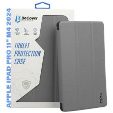 Чехол для планшета BeCover Smart Case Apple iPad Pro 11 M4 2024 Grey (711625)