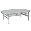 Туристичний стіл Bo-Camp Premium Oval 120x80 cm Grey (1404420) - Зображення 1