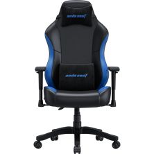 Крісло ігрове Anda Seat Luna Color PVC Size L Black/Blue (AD18-48-BS-PV)