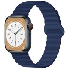 Ремешок для смарт-часов Drobak Silicone Magnetic Link для Apple Watch All Series Ultra 2 49/45/44/42mm Midnight blue (898927)