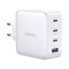 Зарядное устройство Ugreen 4xUSB 100W (3хUSB-C+USB-A) Gan white CD226 (15337) Зарядное устройство Ugreen 4xUSB 100W (3хUSB-C+USB-A) Gan white CD226 (15337)