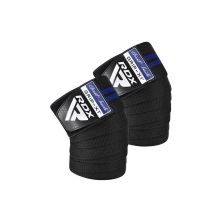 Бинт для спорту RDX Gym Knee Wrap R11 Black/Blue (WAH-KR11BU)