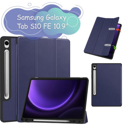 Чехол для планшета BeCover Flexible TPU Mate Samsung Galaxy Tab S10 FE (SM-X520/SM-X526) 10.9 Deep Blue (713264)