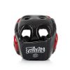 Боксерський шолом Fairtex HG13 Black/Red L (HG13_L_Black/Red) - Зображення 3