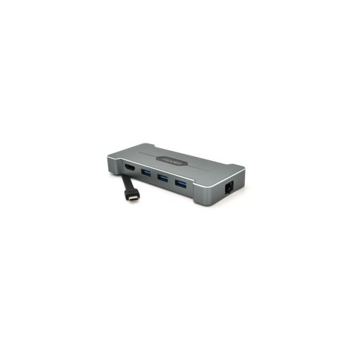 Концентратор VEGGIEG USB-C 5-in-1 USB-C + 3xUSB 3.0 + HDMI + RJ45 silver (TC06)