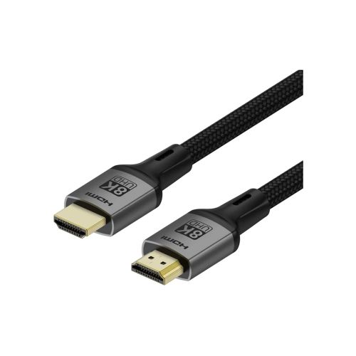 Кабель мультимедійний HDMI M to HDMI M 2.0m V2.1 8K black ColorWay (CW-CBHD088-BK)