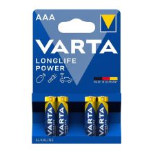Батарейка Varta AAA Longlife Power лужна * 4 (04903121414)