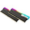 Модуль пам'яті для комп'ютера DDR4 16GB (2x8GB) 3600 MHz RGB X2 Series Black eXceleram (ERX2B416369AD) - Зображення 1