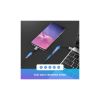 Дата кабель USB-C to USB-C 1.0m US261 3A Alum. Braid Gray\Black Ugreen (50150) - Зображення 2