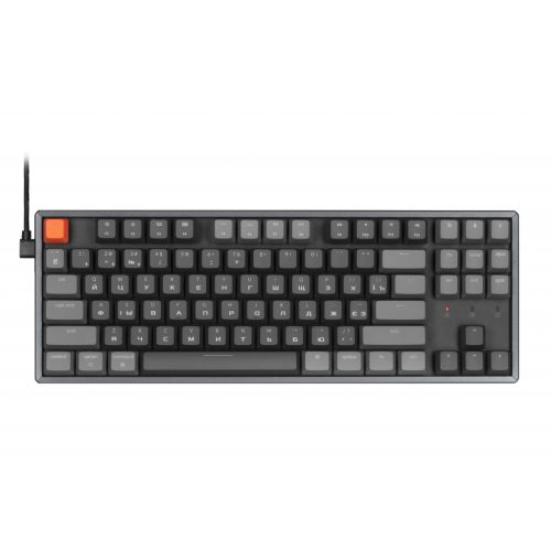 Клавиатура Keychron K8 87 keys Aluminum Frame Hot-Swap Gateron Brown RGB Black (K8J3_KEYCHRON)
