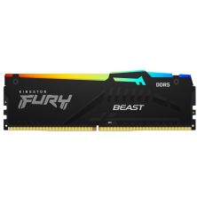 Модуль памяти для компьютера DDR5 16GB 5600 MHz FURY Beast RGB Kingston Fury (ex.HyperX) (KF556C40BBA-16)