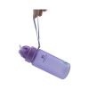 Пляшка для води Casno 400 мл MX-5028 More Love Фіолетова з соломинкою (MX-5028_Violet) - Зображення 1
