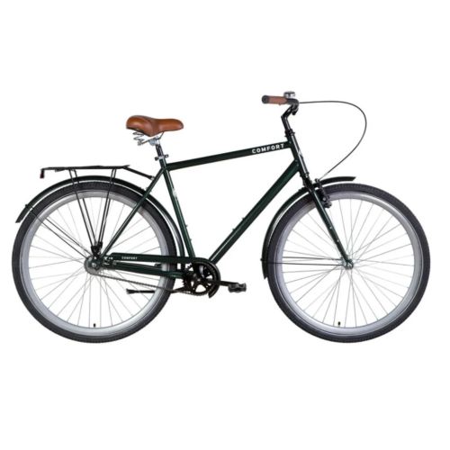 Велосипед Dorozhnik Comfort Male 28 22 ST 2024 Зелений (OPS-D-28-373)