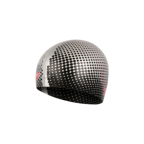 Шапка для плавання Speedo Rev Moud Silc Cap AU сріблястий, чорний 8-09337D668 OSFM (5053744485621)