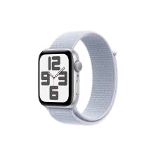 Смарт-годинник Apple Watch SE 2024 GPS 44mm Silver Aluminium Case with Blue Cloud Sport Loop (MXET3QH/A)