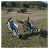 Крісло складане Naturehike качалка NH21JJ004 Темно-зелене (6976023927775) - Зображення 1