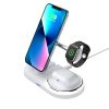 Зарядний пристрій Armorstandart Wireless Charging H101 3 in 1 Magnetic White (ARM78102) - Зображення 3