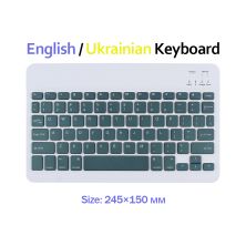 Клавиатура BeCover (245х150 мм) Bluetooth UA Dark Green (713406)