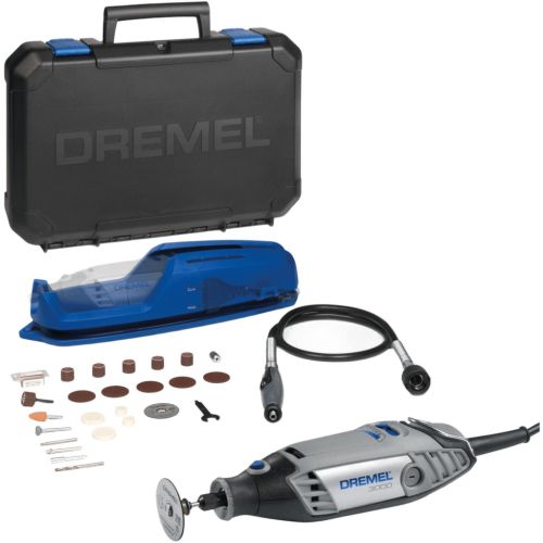 Гравер Dremel 3000-1/25 130W, 10000-33000об/мин, 25 насадок, кейс (F.013.300.0JP)
